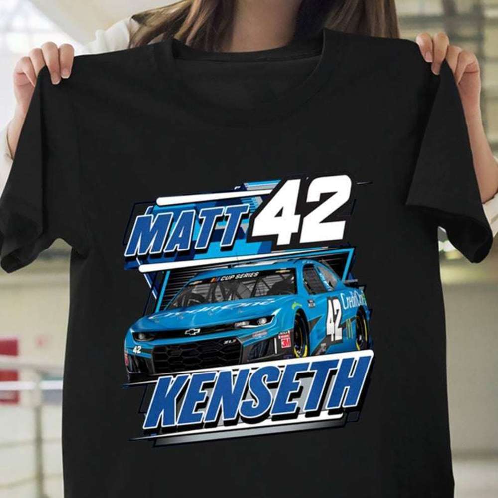 Matt Kenseth Checkered Flag Camber T Shirt - Picture 1 of 4
